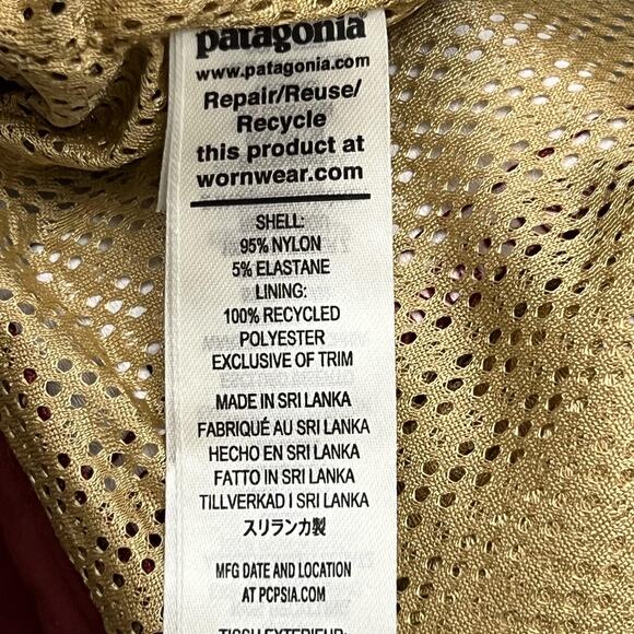 Patagonia Jacket Mens XL Carmine Red Isthmus Utility Hooded Outdoor New - Picture 8 of 11